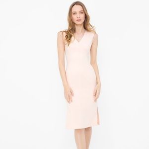 White House Black Market Light Pink Midi Dress